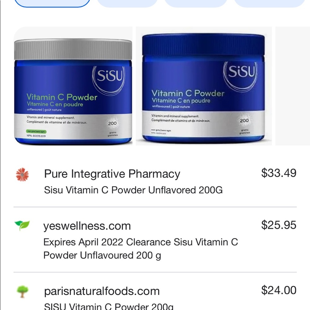 TWO vitamin C sisu